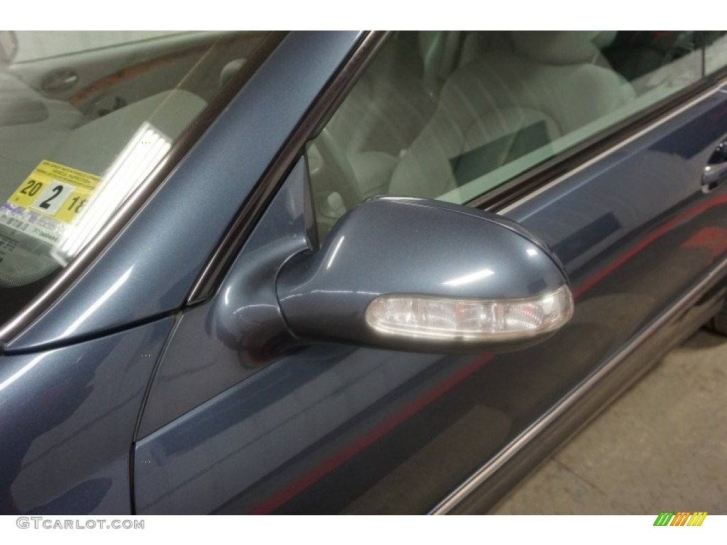 2005 CLK 320 Cabriolet - Cadet Blue Metallic / Charcoal photo #74