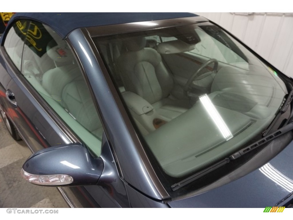 2005 CLK 320 Cabriolet - Cadet Blue Metallic / Charcoal photo #86