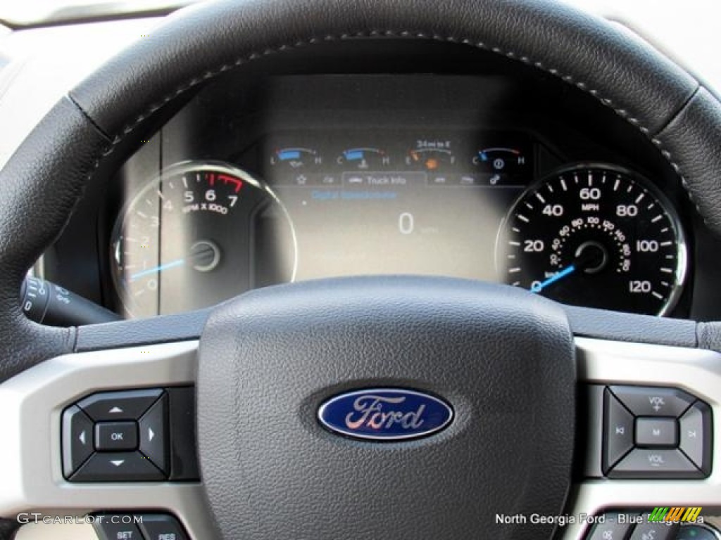 2016 F150 Lariat SuperCrew 4x4 - White Platinum / Medium Light Camel photo #19