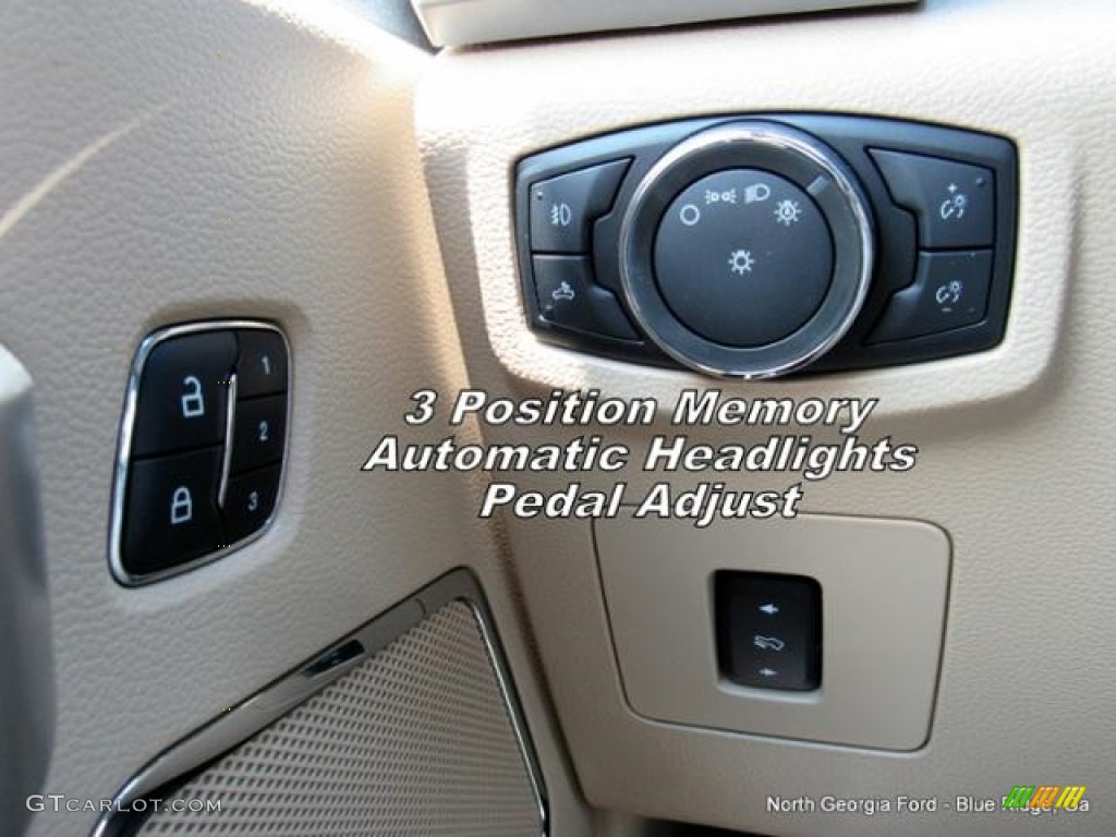 2016 F150 Lariat SuperCrew 4x4 - White Platinum / Medium Light Camel photo #25