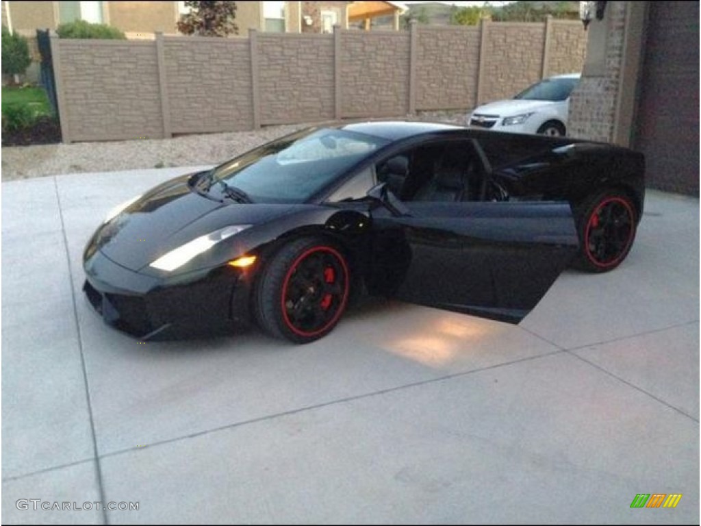 2005 Gallardo Coupe - Nero Noctis (Black) / Nero Perseus photo #6