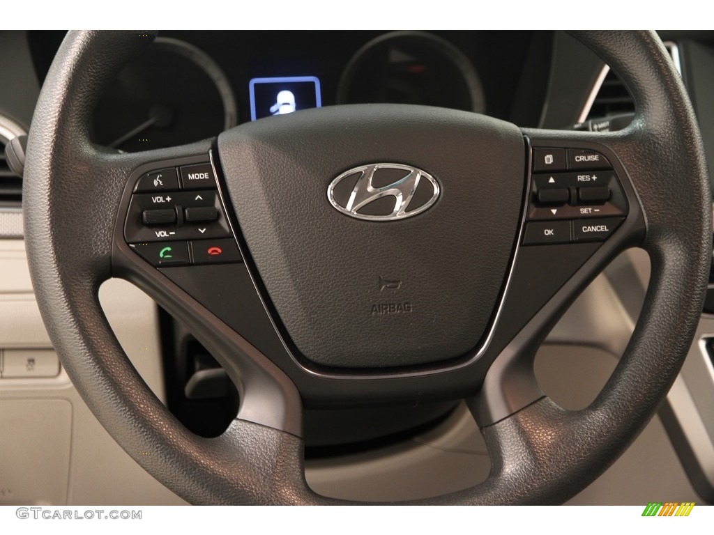 2016 Sonata SE - Quartz White Pearl / Gray photo #6