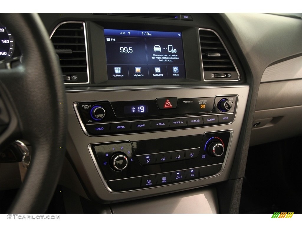 2016 Sonata SE - Quartz White Pearl / Gray photo #8