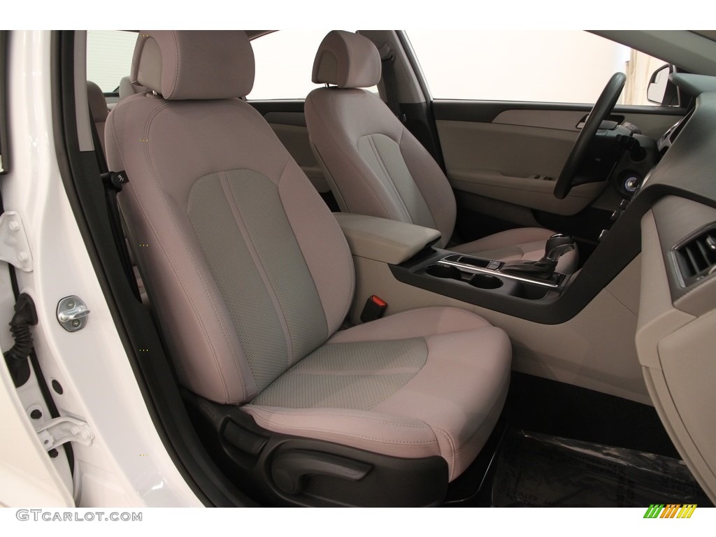 2016 Sonata SE - Quartz White Pearl / Gray photo #14