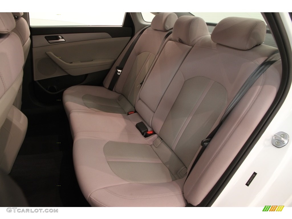 2016 Sonata SE - Quartz White Pearl / Gray photo #16