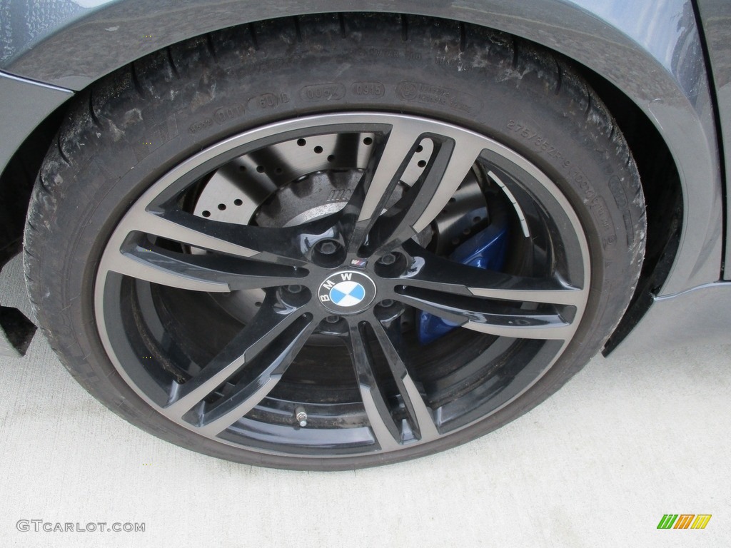 2015 M3 Sedan - Mineral Grey Metallic / Sakhir Orange/Black photo #3