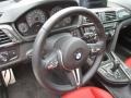 2015 BMW M3 Sakhir Orange/Black Interior Steering Wheel Photo