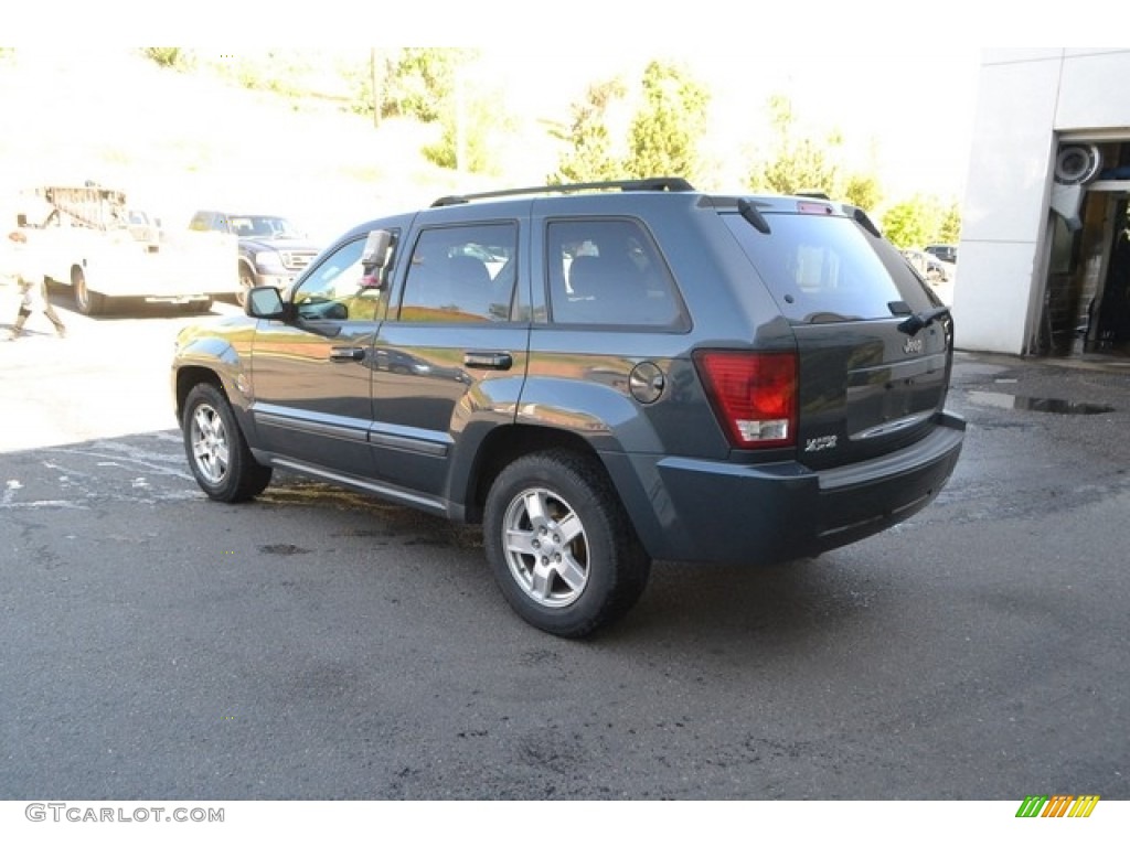 2007 Grand Cherokee Laredo 4x4 - Steel Blue Metallic / Medium Slate Gray photo #4
