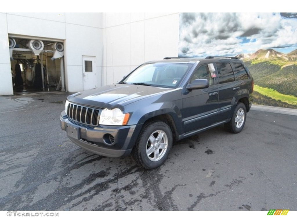 2007 Grand Cherokee Laredo 4x4 - Steel Blue Metallic / Medium Slate Gray photo #5