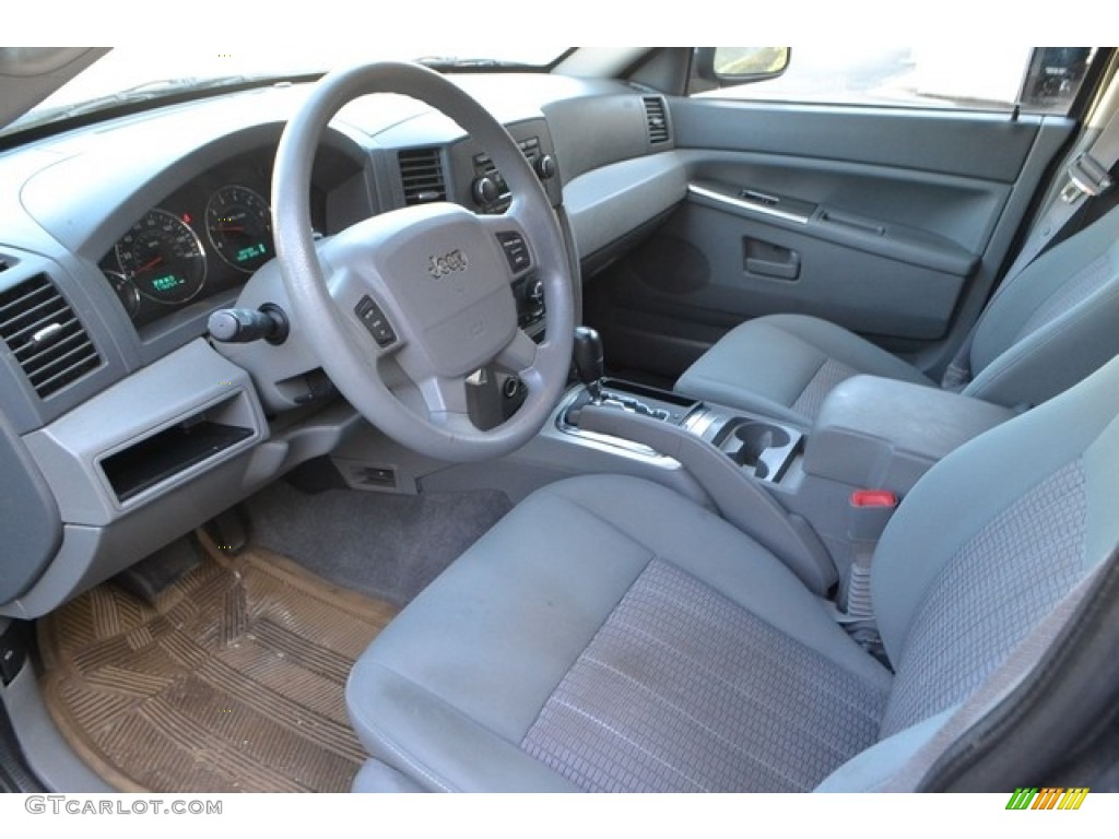 2007 Grand Cherokee Laredo 4x4 - Steel Blue Metallic / Medium Slate Gray photo #7