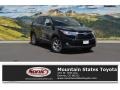 2016 Midnight Black Metallic Toyota Highlander LE V6 AWD  photo #1