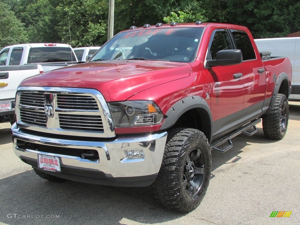 2012 Ram 2500 HD Laramie Crew Cab 4x4 - Deep Molten Red Pearl / Dark Slate photo #1