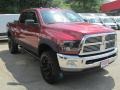 2012 Deep Molten Red Pearl Dodge Ram 2500 HD Laramie Crew Cab 4x4  photo #3