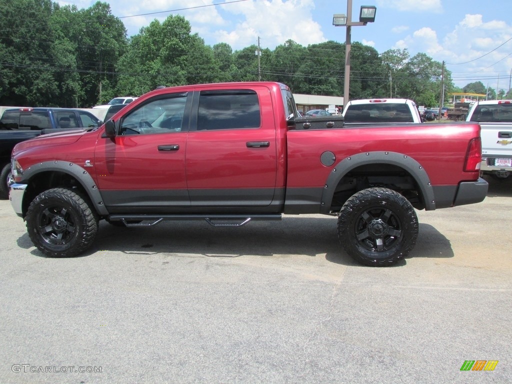 2012 Ram 2500 HD Laramie Crew Cab 4x4 - Deep Molten Red Pearl / Dark Slate photo #8