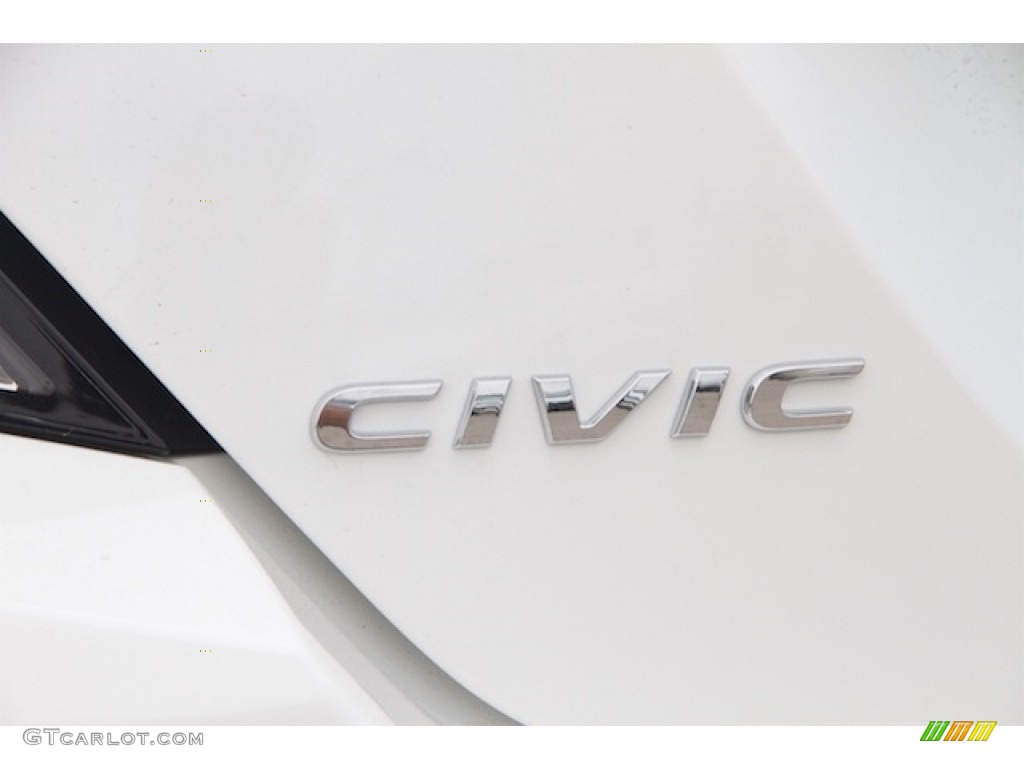 2016 Civic LX-P Coupe - Taffeta White / Black/Ivory photo #3