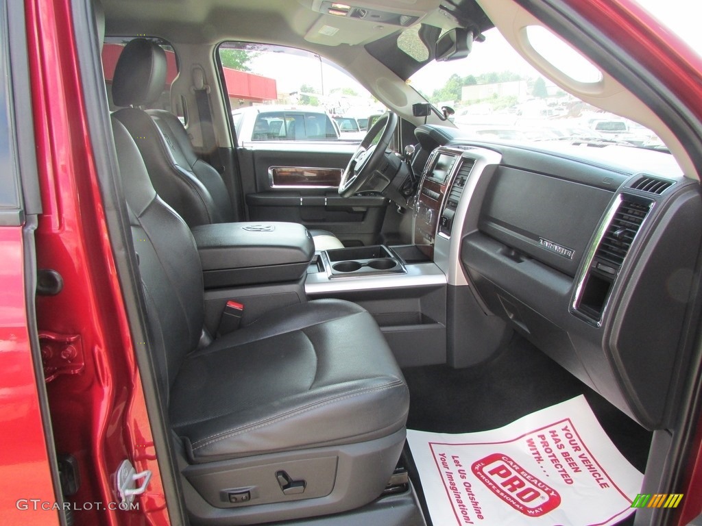 2012 Ram 2500 HD Laramie Crew Cab 4x4 - Deep Molten Red Pearl / Dark Slate photo #34