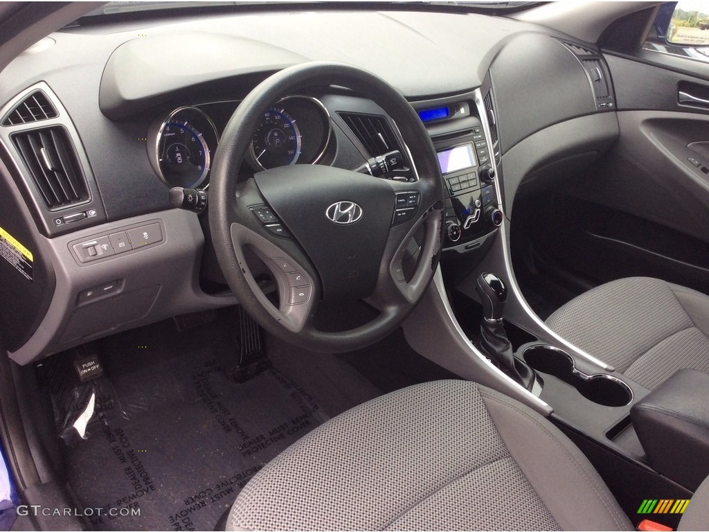 2012 Sonata GLS - Indigo Night Blue / Gray photo #9