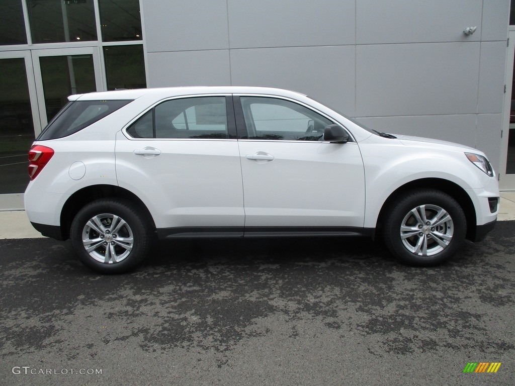 2016 Equinox LS AWD - Summit White / Jet Black photo #2
