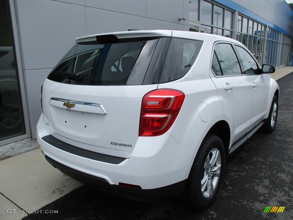 2016 Equinox LS AWD - Summit White / Jet Black photo #4