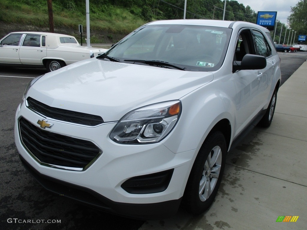 2016 Equinox LS AWD - Summit White / Jet Black photo #8