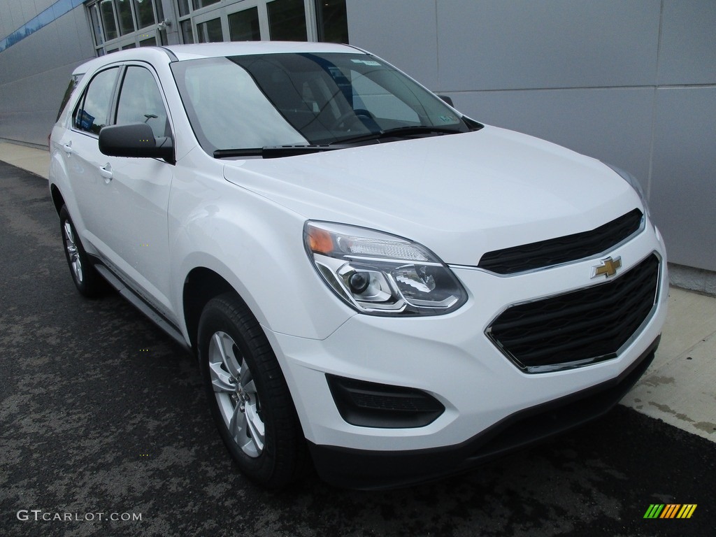 2016 Equinox LS AWD - Summit White / Jet Black photo #10