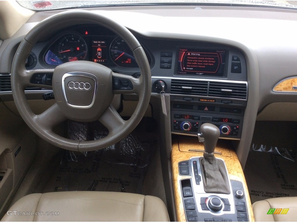 2006 A6 3.2 quattro Sedan - Dakar Beige Metallic / Beige photo #13