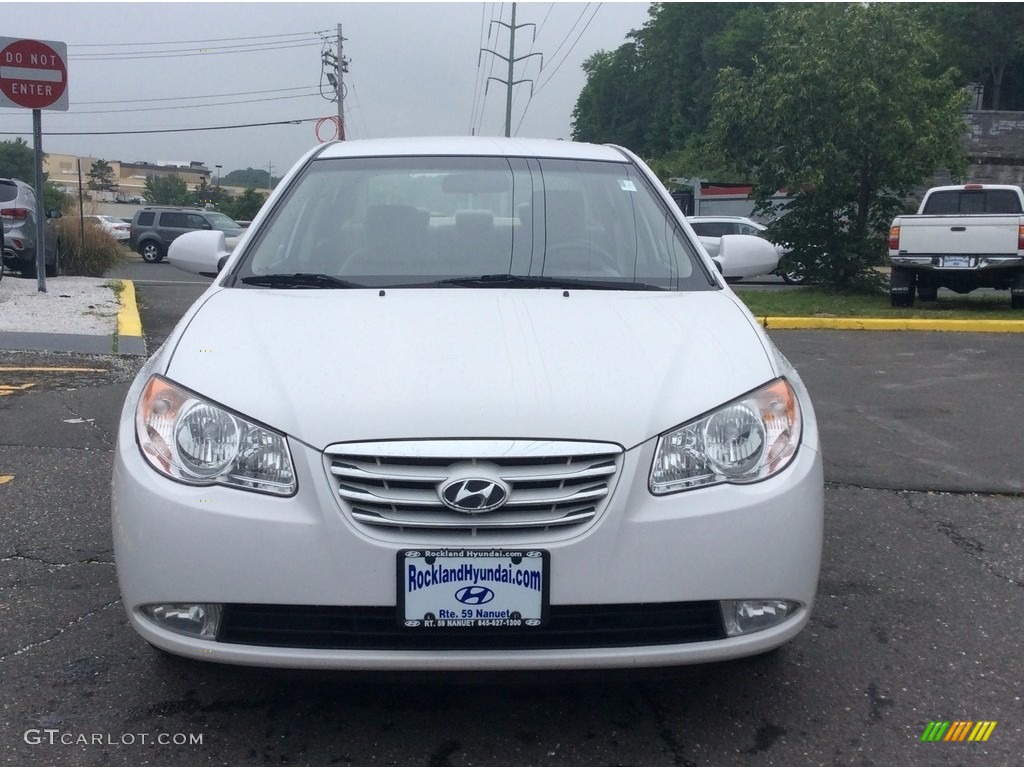 2010 Elantra GLS - Nordic White / Beige photo #2