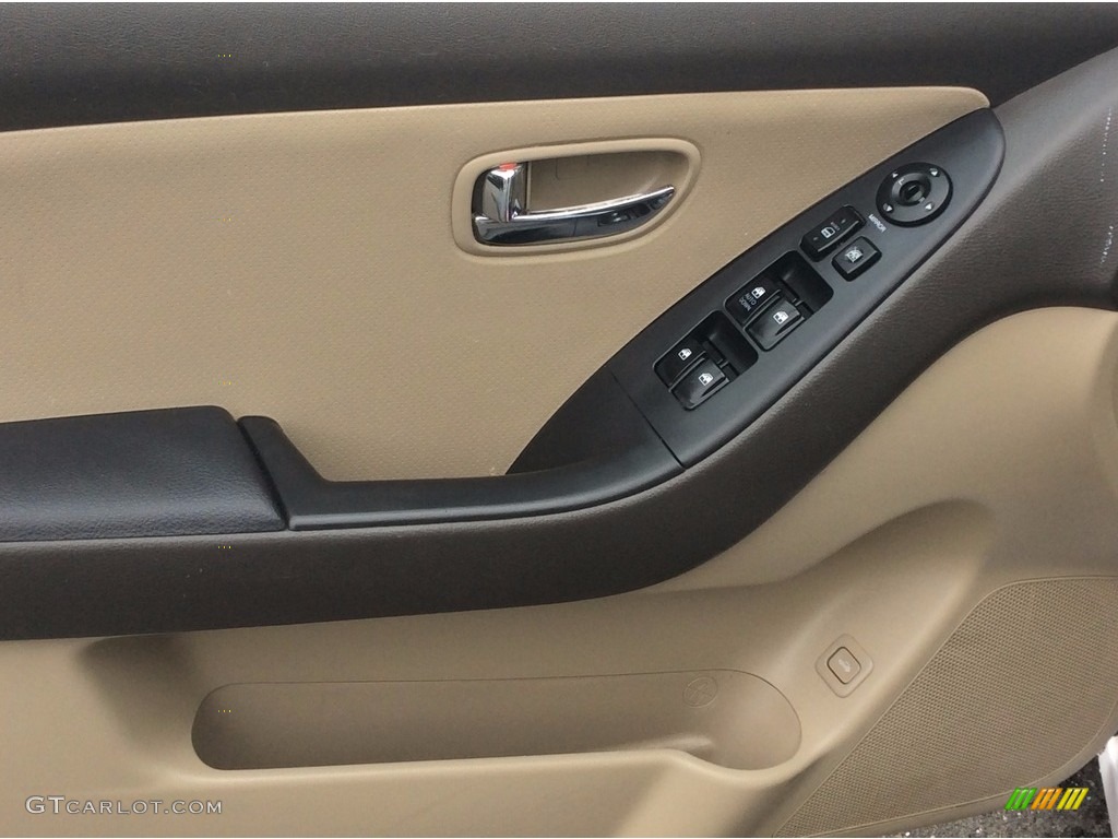 2010 Elantra GLS - Nordic White / Beige photo #7