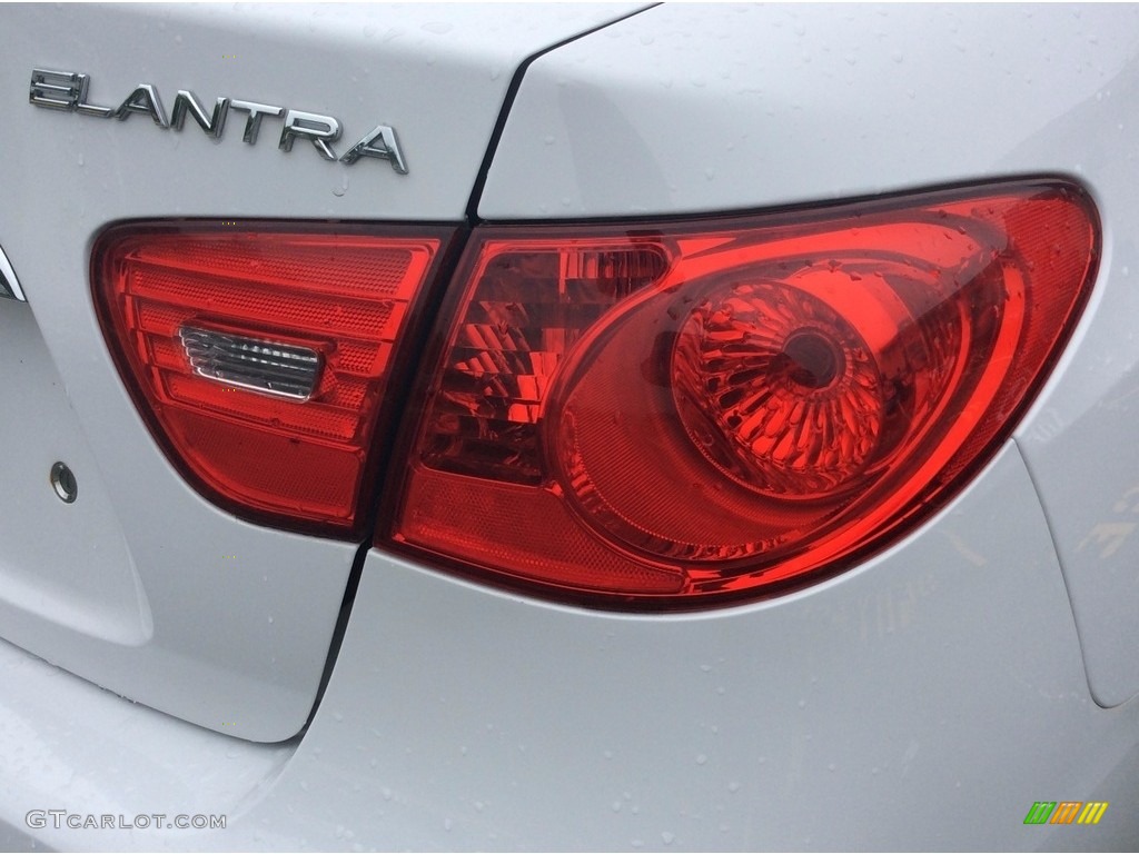2010 Elantra GLS - Nordic White / Beige photo #20