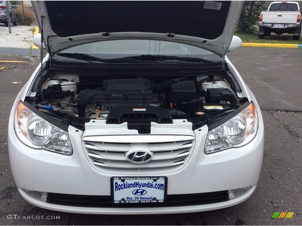 2010 Elantra GLS - Nordic White / Beige photo #27