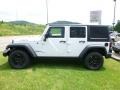 2016 Bright White Jeep Wrangler Unlimited Sport 4x4  photo #3
