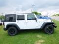 2016 Bright White Jeep Wrangler Unlimited Sport 4x4  photo #8