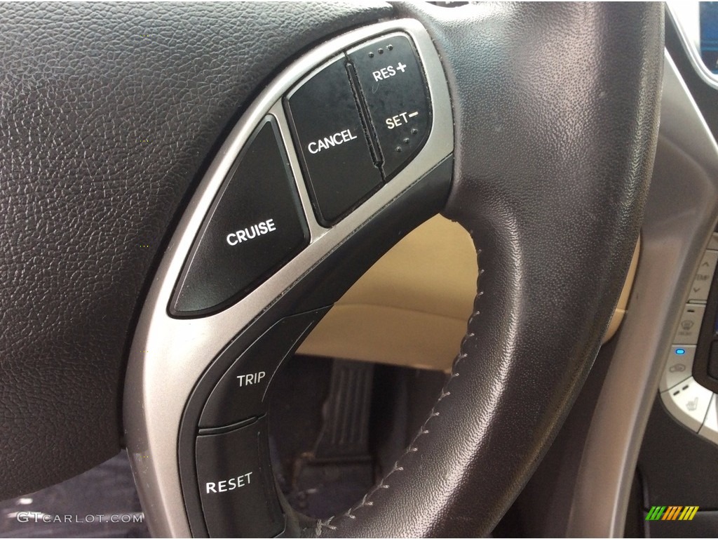 2013 Elantra Limited - Blue Sky Metallic / Beige photo #20