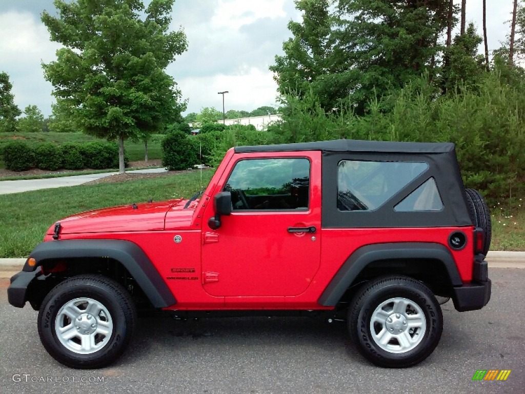 2016 Wrangler Sport - Firecracker Red / Black photo #1