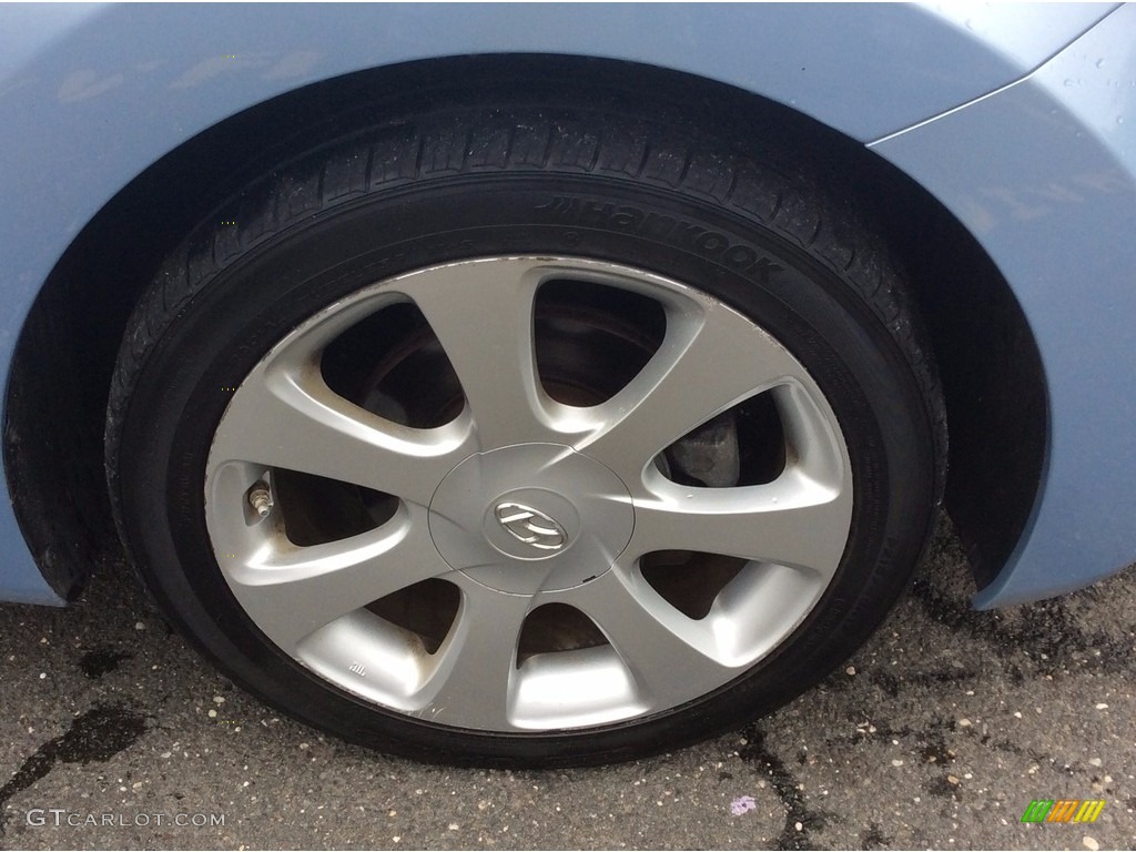 2013 Elantra Limited - Blue Sky Metallic / Beige photo #29