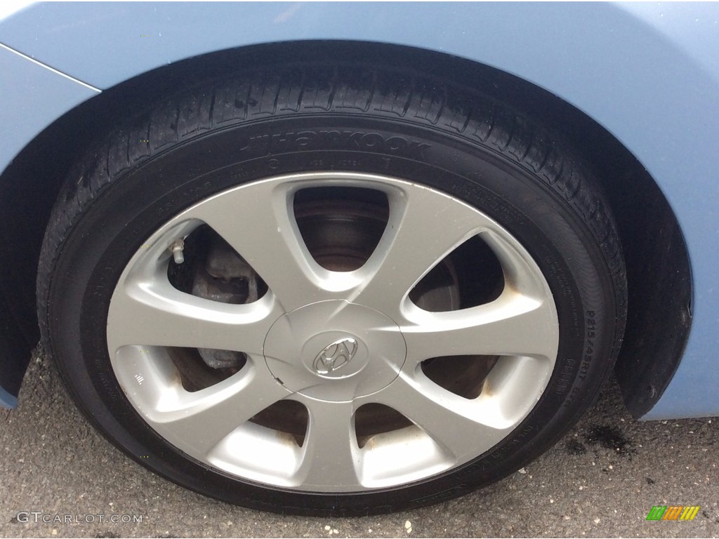 2013 Elantra Limited - Blue Sky Metallic / Beige photo #30