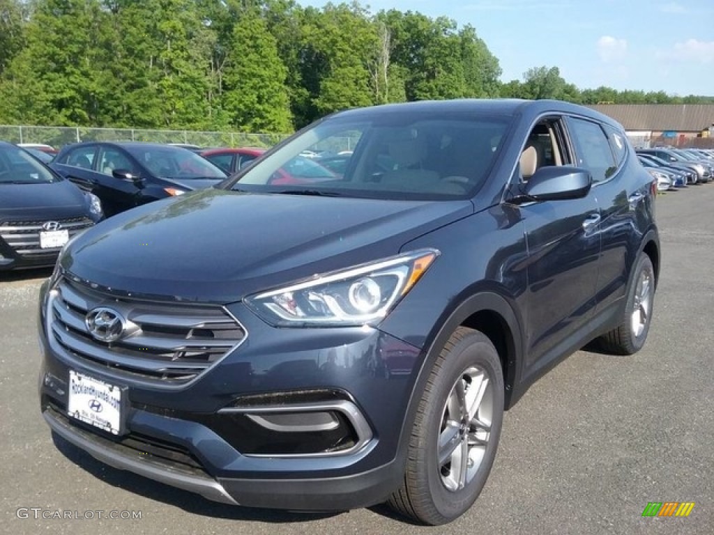 2017 Santa Fe Sport AWD - Marlin Blue / Gray photo #1