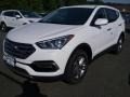 2017 Pearl White Hyundai Santa Fe Sport AWD  photo #1