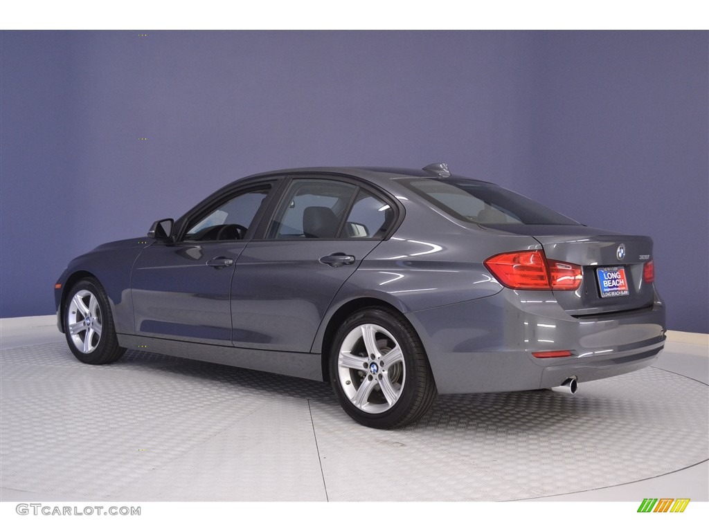 2014 3 Series 320i Sedan - Mineral Grey Metallic / Black photo #5