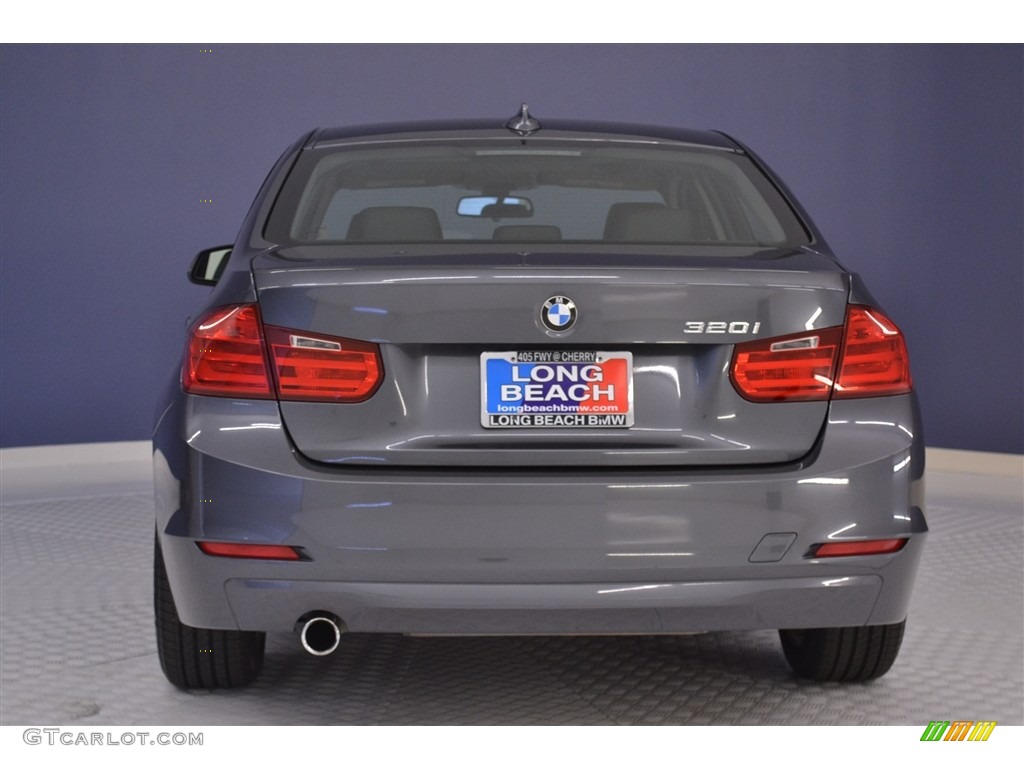 2014 3 Series 320i Sedan - Mineral Grey Metallic / Black photo #6