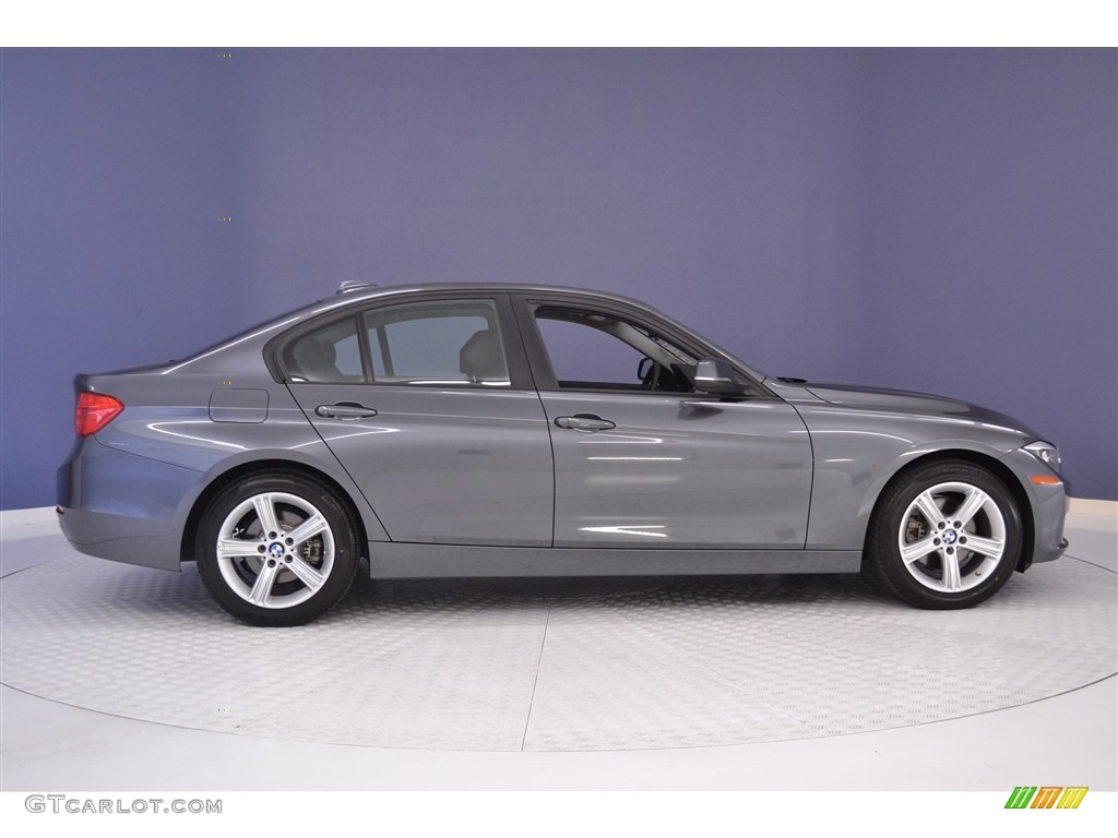 2014 3 Series 320i Sedan - Mineral Grey Metallic / Black photo #8