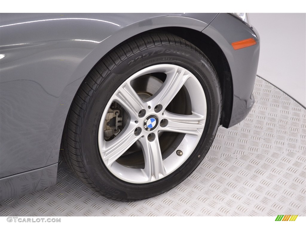 2014 3 Series 320i Sedan - Mineral Grey Metallic / Black photo #9