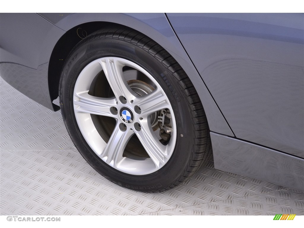 2014 3 Series 320i Sedan - Mineral Grey Metallic / Black photo #10