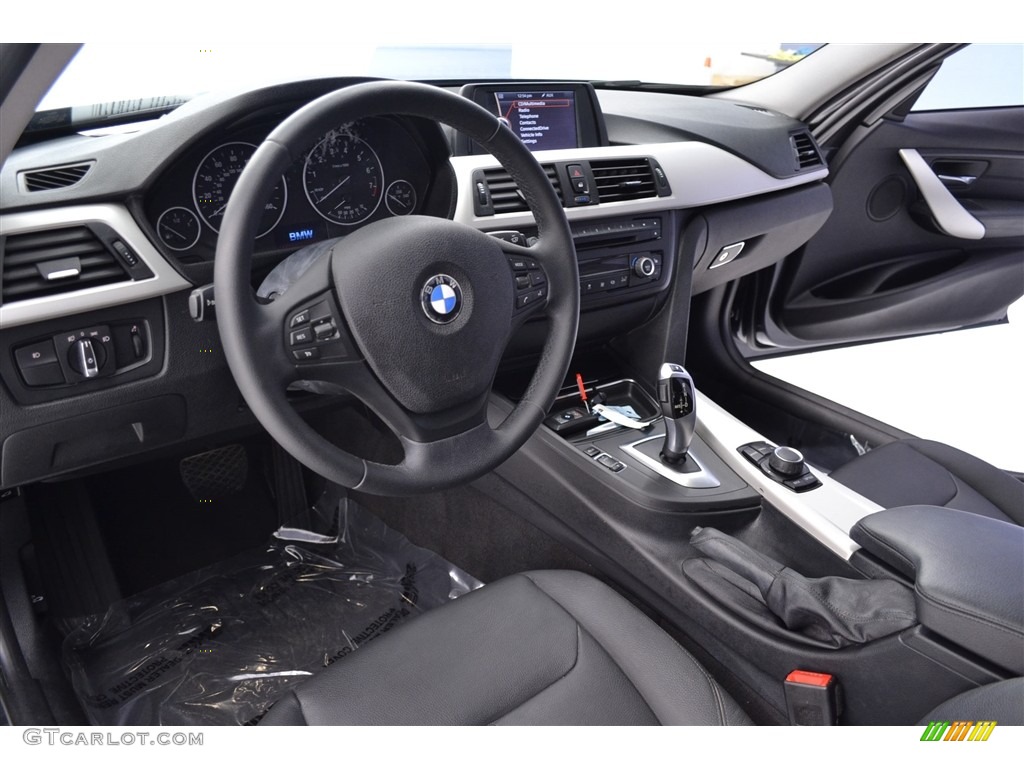 2014 3 Series 320i Sedan - Mineral Grey Metallic / Black photo #11