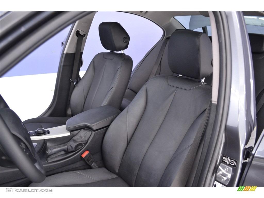 2014 3 Series 320i Sedan - Mineral Grey Metallic / Black photo #12