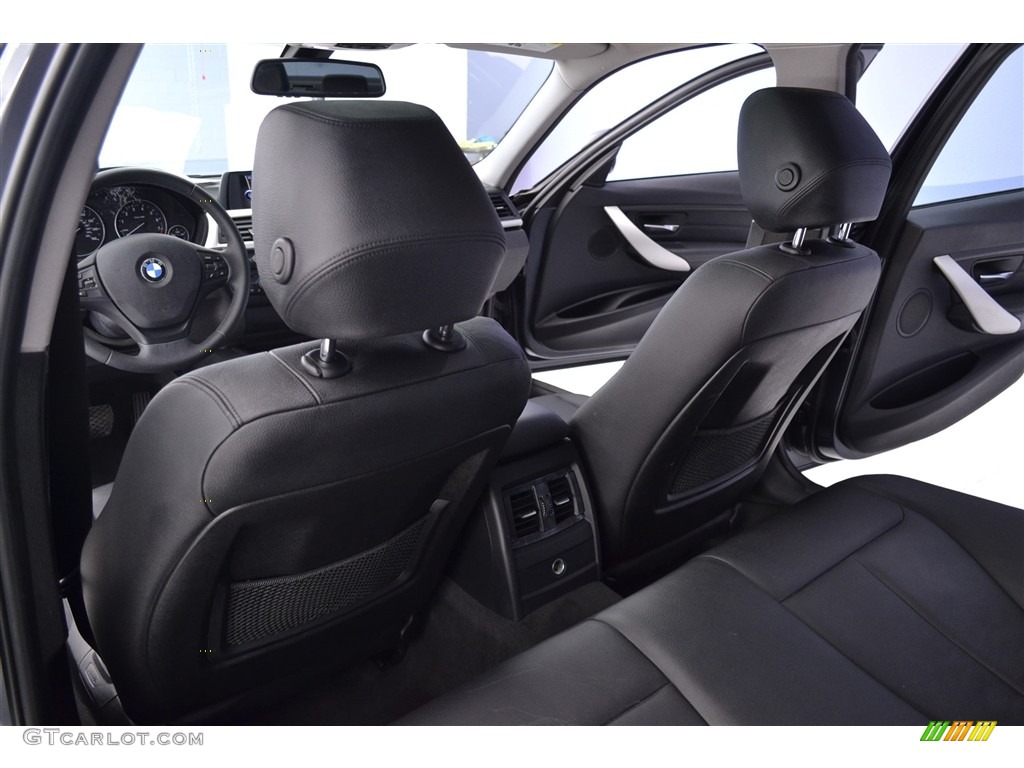 2014 3 Series 320i Sedan - Mineral Grey Metallic / Black photo #13