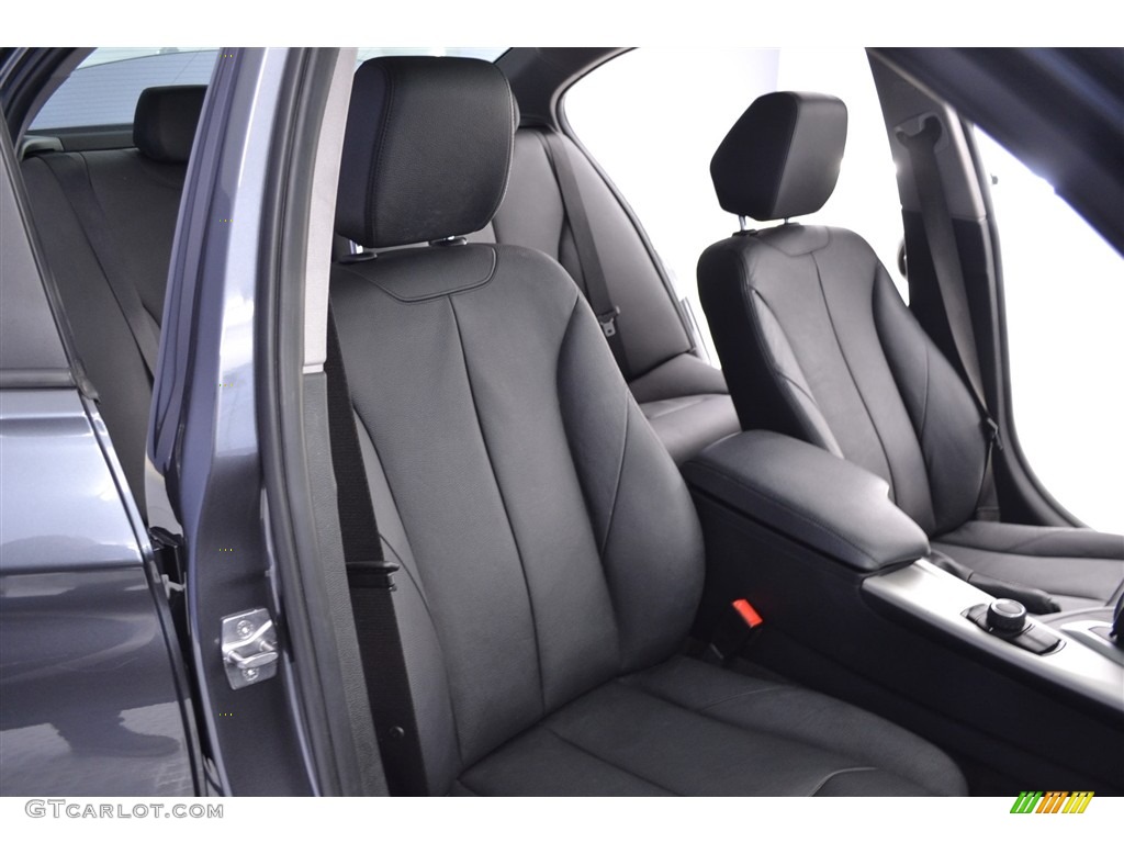 2014 3 Series 320i Sedan - Mineral Grey Metallic / Black photo #17