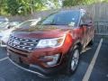 2016 Ruby Red Metallic Tri-Coat Ford Explorer Limited  photo #1