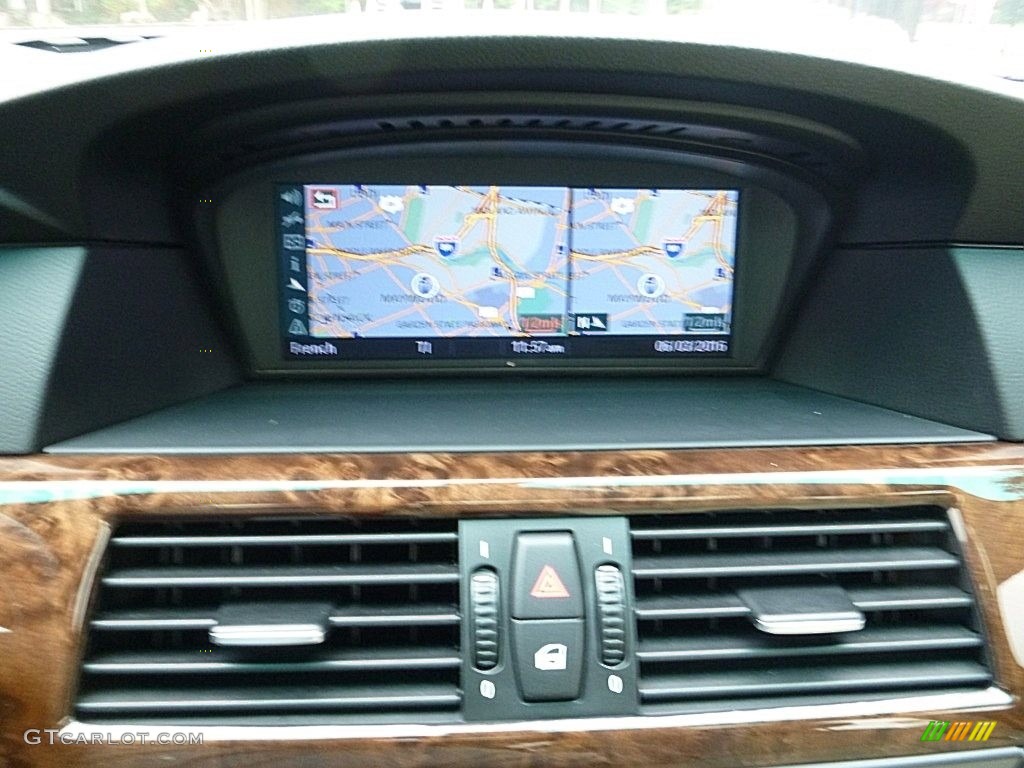 2008 5 Series 528xi Sedan - Monaco Blue Metallic / Cream Beige Dakota Leather photo #26
