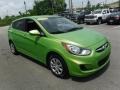 2012 Electrolyte Green Hyundai Accent GS 5 Door  photo #5